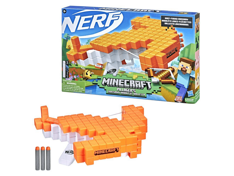 Nerf Minecraft Pillager's Crossbow Szivacslövő játékfegyver (F4415EU4)