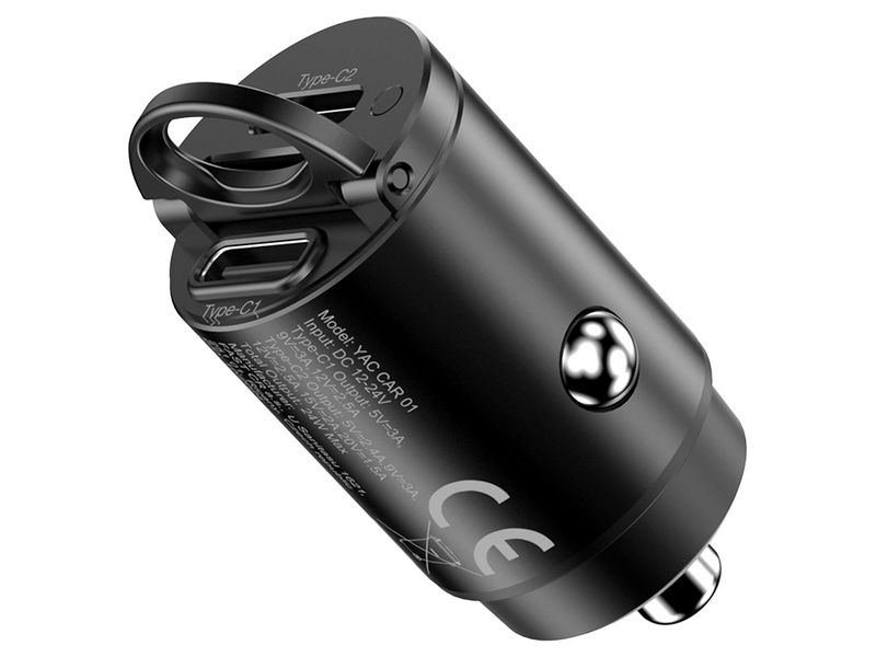 Yenkee YAC CAR 01 USB-C Töltő, 30W