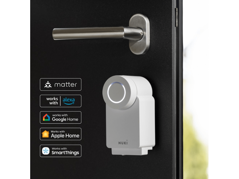 Nuki Smart Lock (4.generációs) okos zár, fehér (SMARTLOCK4-W)
