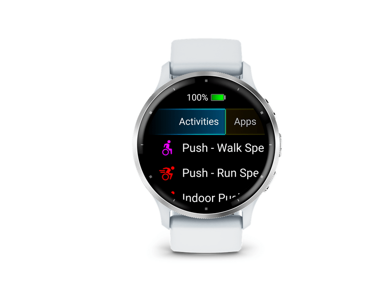 Garmin Venu 3 homokkő, ezüst kerettel, szilikon szíjjal (010-02784-00)