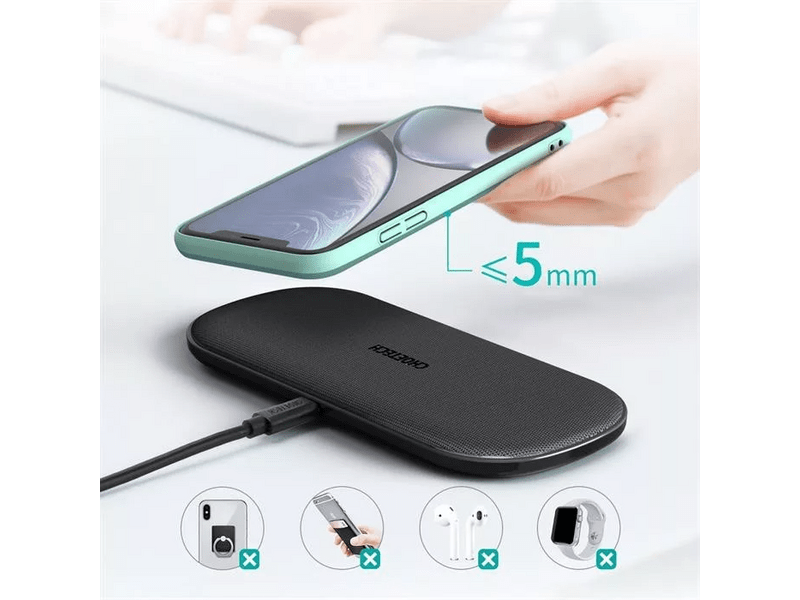 Choetech T535-S Dual Vezeték nélküli töltő