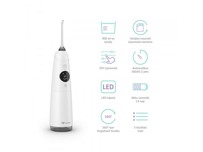 Truelife AquaFloss Compact C300, fehér