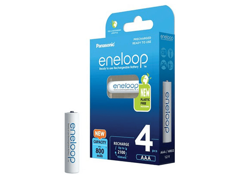 Panasonic Eneloop 800mAh AA baterija, 4 kom (BK4MCDE-4BE)