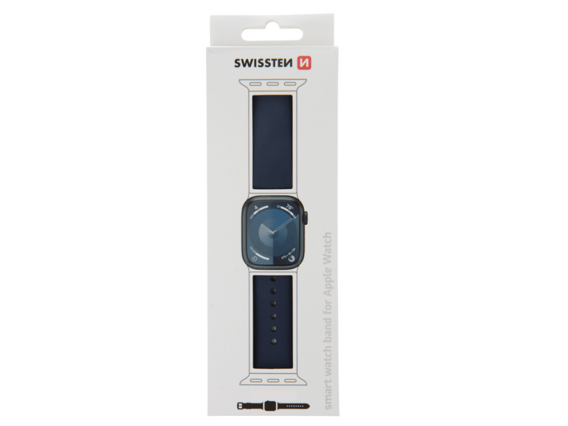 Swissten iWatch szíj 38-40 mm, navy kék (46000103)