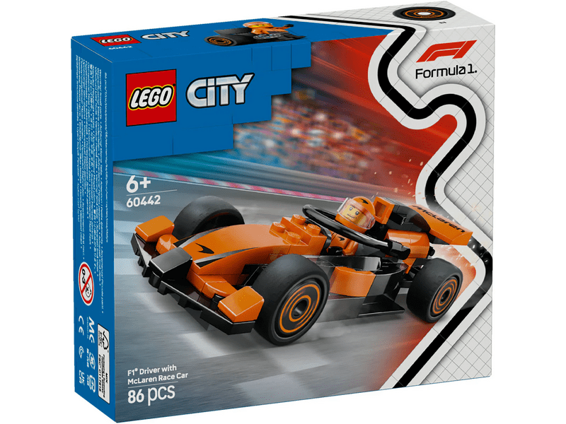 LEGO® City F1® Vozač s trkaćim automobilom McLaren (60442)