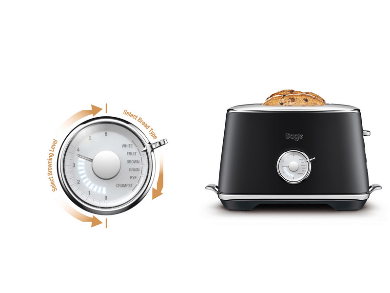 Sage STA735BTR Kenyérpirító, fekete