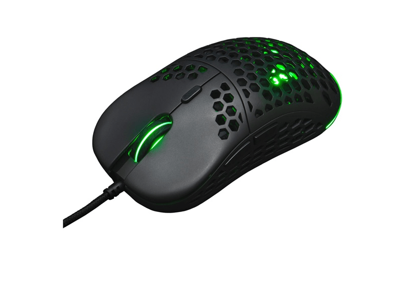 The G-Lab KULT-OXYGEN-B Gamer egér, fekete
