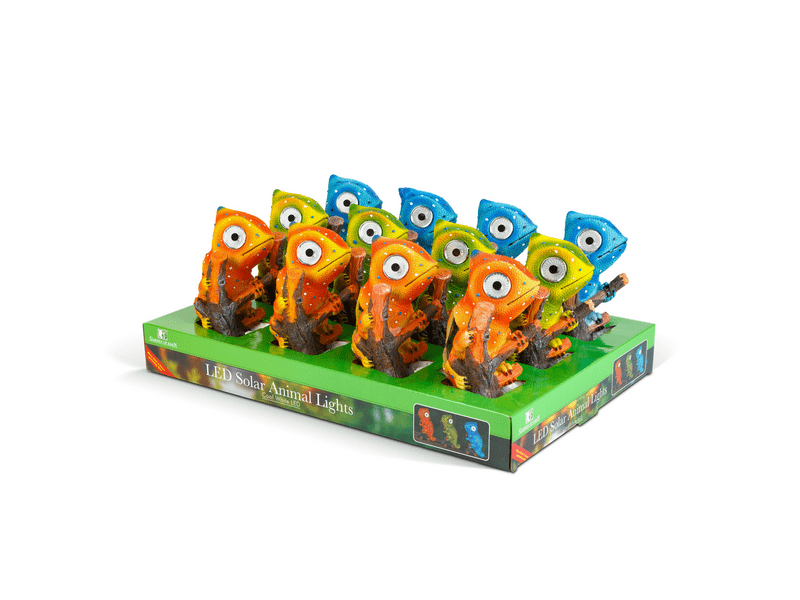 Garden of Eden 11424 LED-es szolár kaméleon, 3-féle