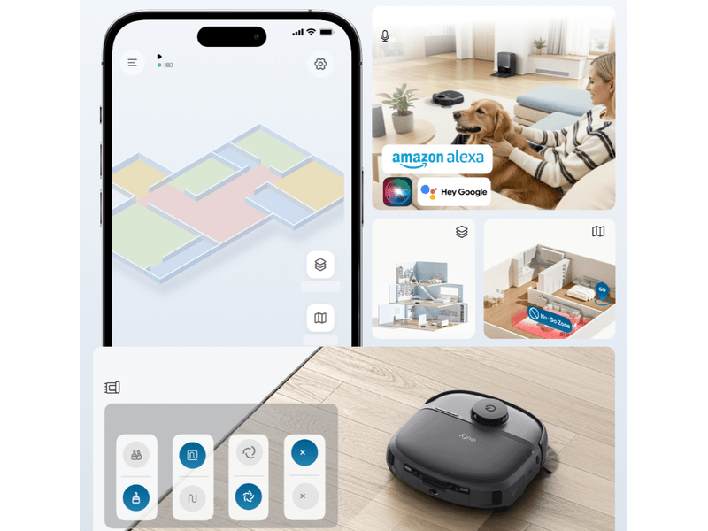 Eufy Omni C28 Robotporszívó, fekete (T211A310)