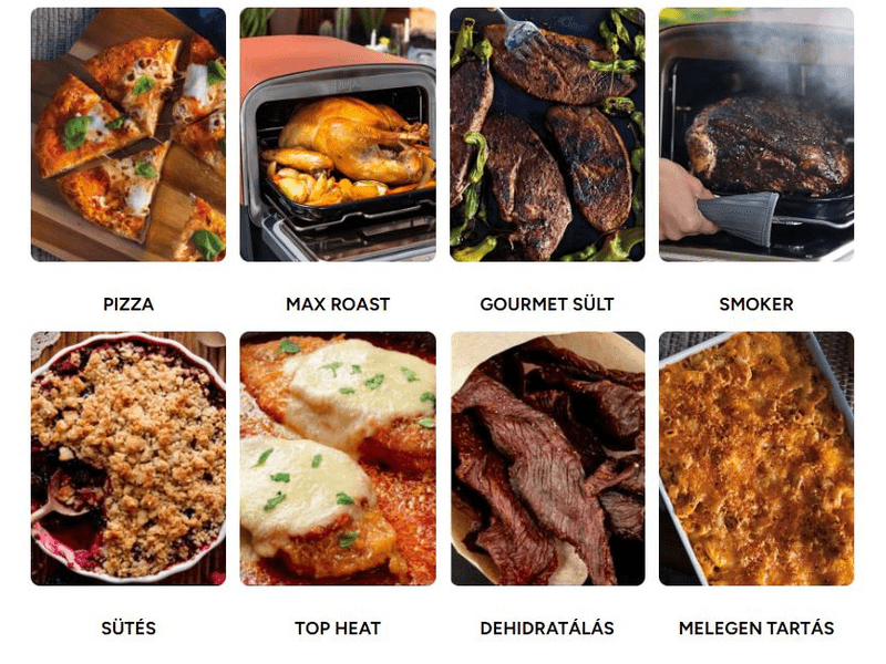 Ninja OO101EU Woodfire kültéri pizzasütő