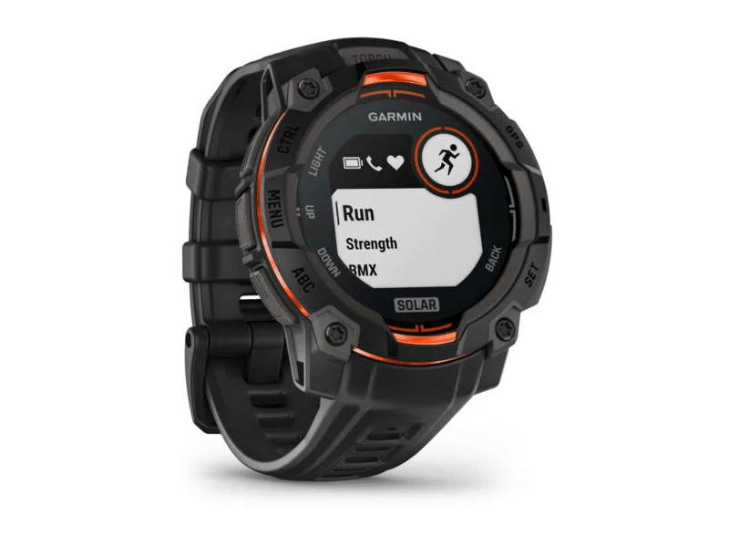 Garmin Instinct 3 Solar okosóra, 45mm, fekete (010-02934-00)