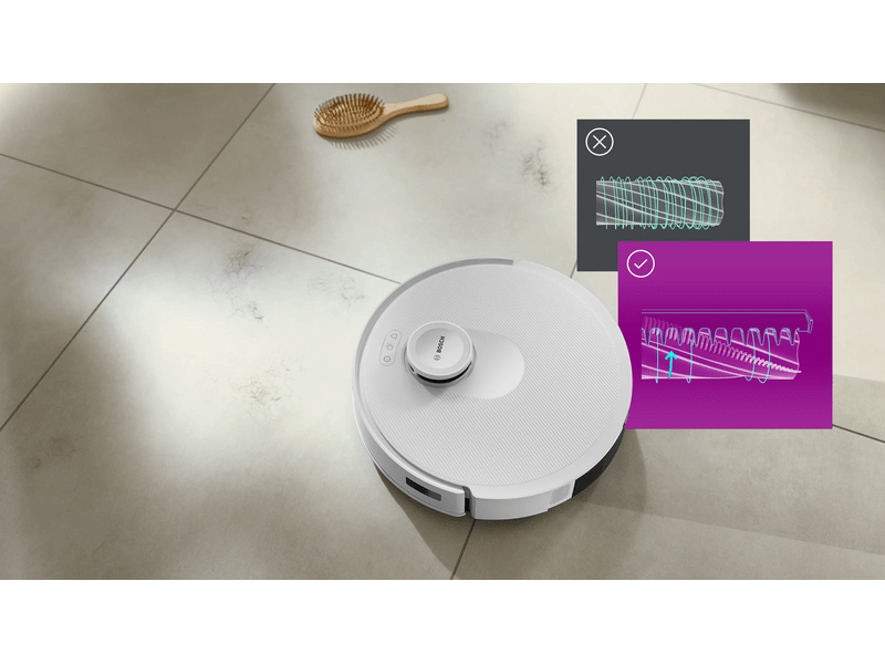 Bosch BCRC1W Robotporszívó, fehér