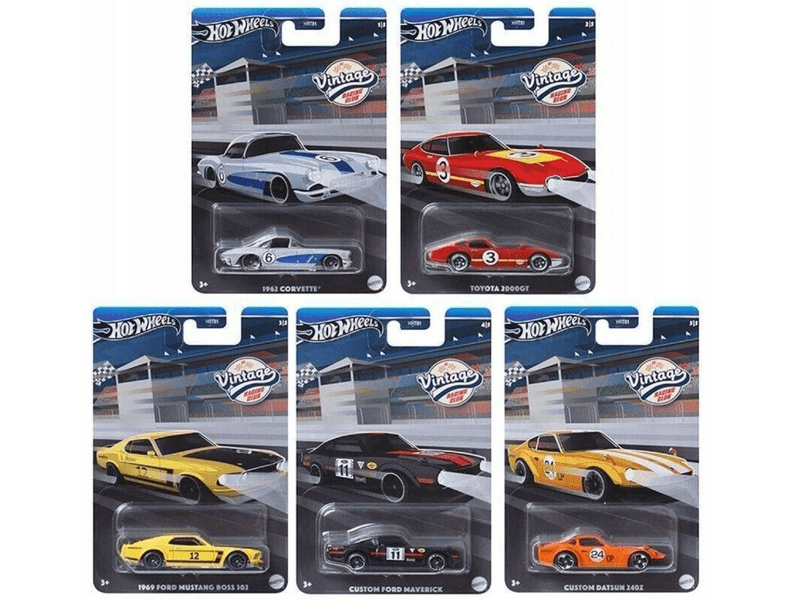 Hot Wheels Vintage kisautó, többféle, 1 db (HRT81)