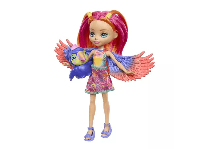 Enchantimals: Trippi Toucan baba Canopy tukán figurával (HRX83)