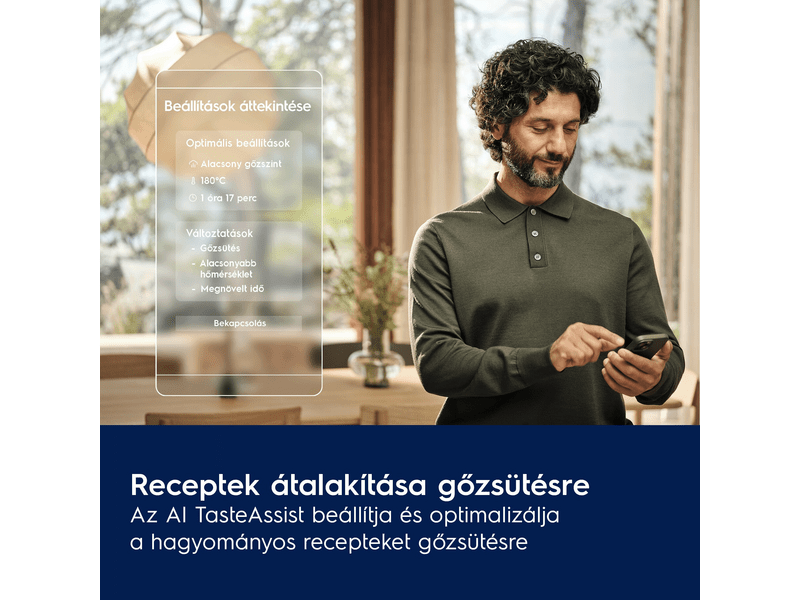 Electrolux EOB8S39WX Beépíthető gőzsütő