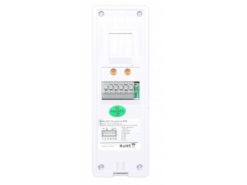 EVOLVEO DoorPhone IK06, videós kaputelefon szett memóriával és színes displayjel