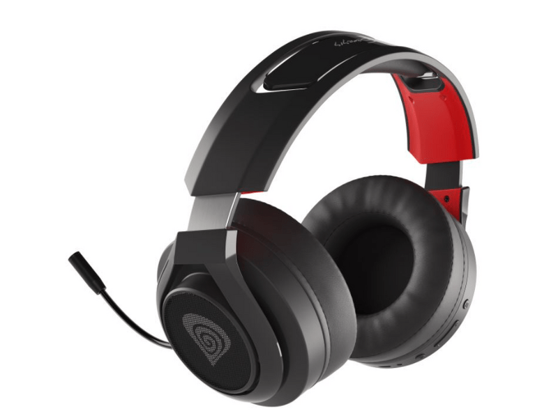 Genesis Selen 400 Gaming Headset, Fekete/Piros