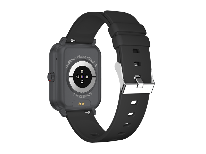 myPhone Watch Classic 2 okosóra, fekete