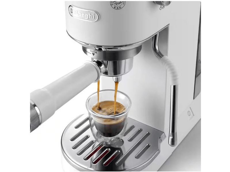 DeLonghi C890.WI Dedica Duo Manuális espresso kávéfőző, fehér