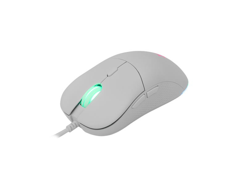 BAGDEMAGUS fehér gamer egér 6D/7200 dpi