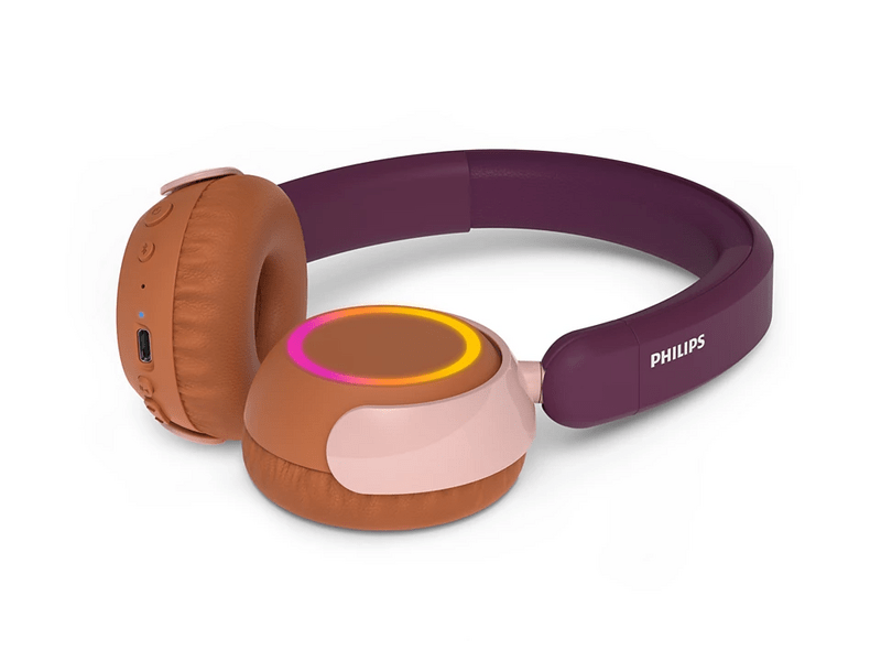 Philips TAK4200MP/00 Bluetooth fejhallgató gyerekeknek, bíborlila