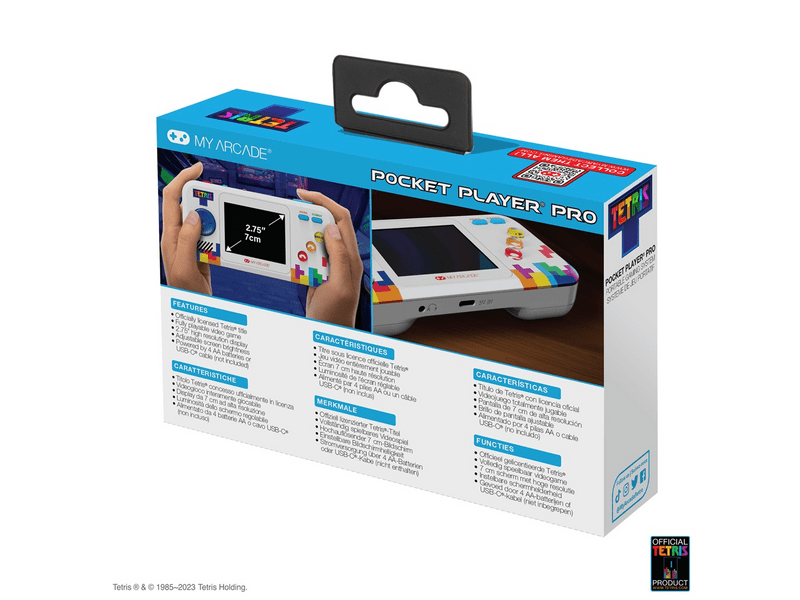 My Arcade Tetris Pocket Player Pro Hordozható játékkonzol (DGUNL-7028)