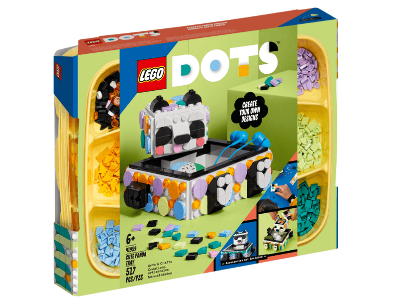 LEGO® DOTS Cuki pandás tálca (41959)