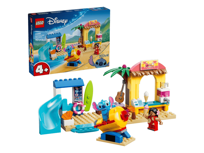LEGO® Disney Lilo és Stitch tengerparti kalandja (43280)
