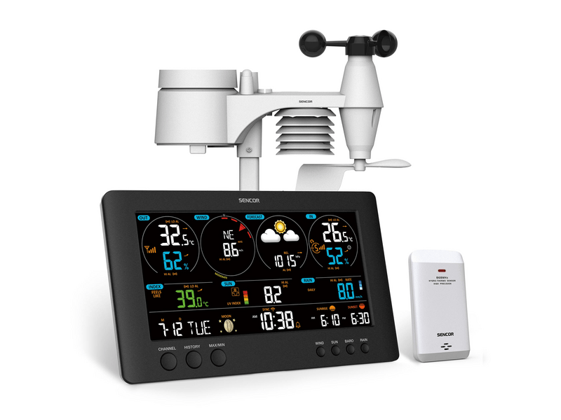 Sencor SWS 12500 WIFI Professzionális időjárás állomás