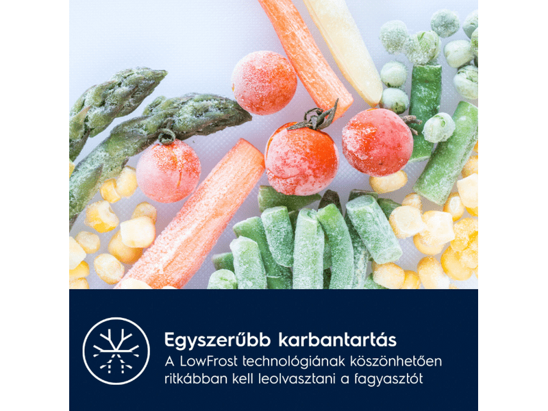 Electrolux LNS3LE18S Beépíthető alulfagyasztós kombi hűtő