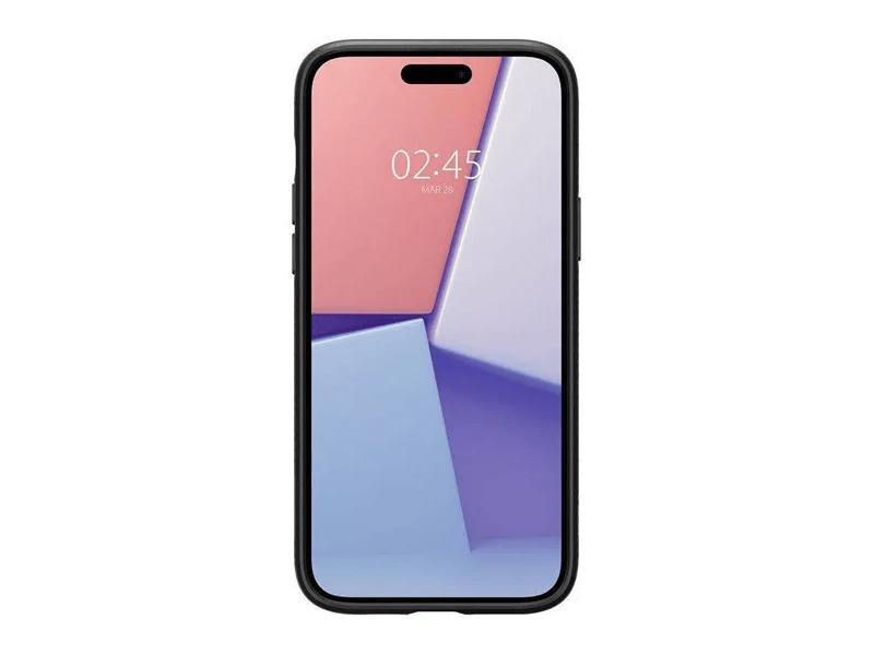 Spigen ACS08066 iPhone 16 Plus Szilikon tok, fekete