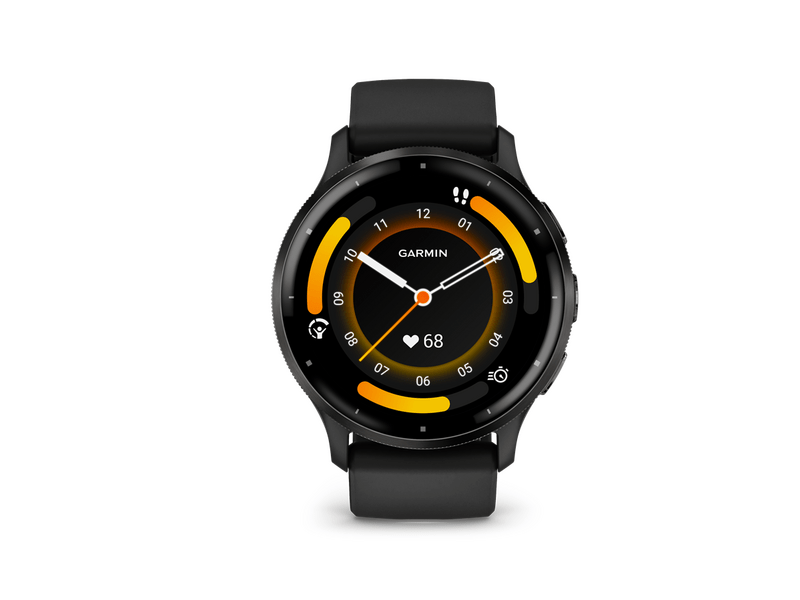 Garmin Venu 3 fekete, szilikon szíjjal (010-02784-01)