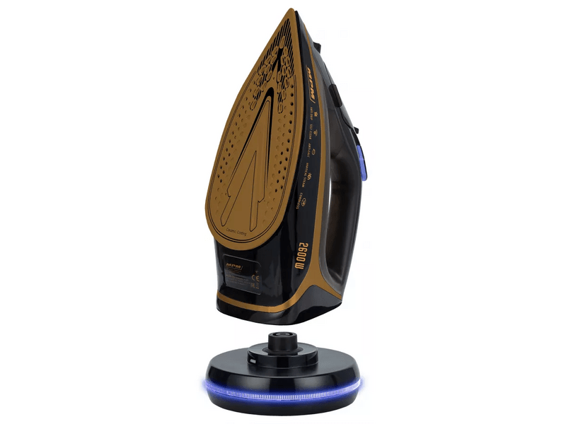 MPM MZE-26 Vezeték nélküli vasaló, fekete