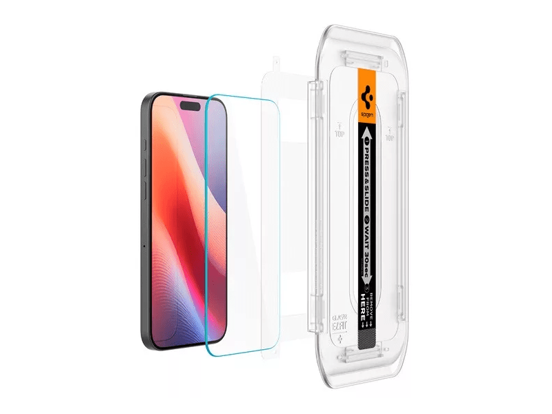 Spigen Apple iPhone 16 Pro EZ FIT HD képernyővédő üveg (AGL07935)