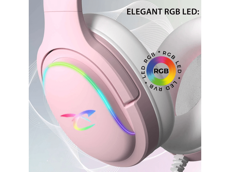 Subsonic Spectra Gaming headset, rózsaszín (SA5684-1)