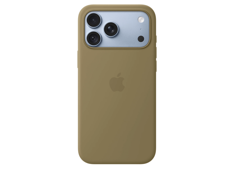 Apple iPhone 18 Pro Max szilikon tok, MagSafe-rögzítésű, olíva (MK924ZM/A)