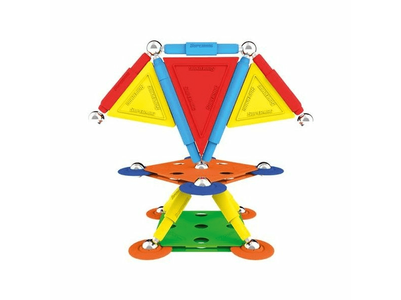 Supermag Projects Multicolor 45 db-os mágneses építőjáték (SMG 0651)