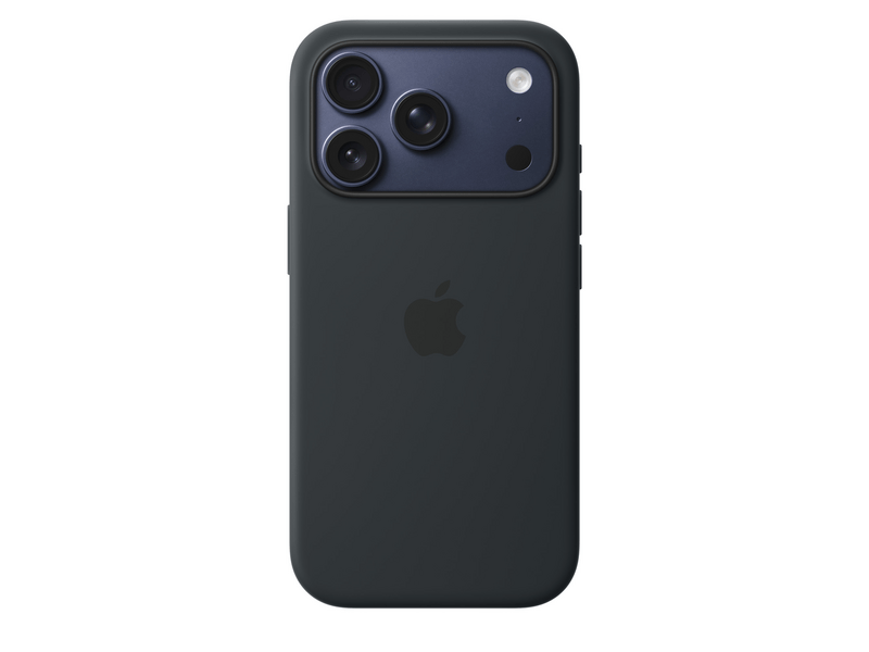 Apple MagSafe rögzítésű iPhone 17 Pro szilikontok, fekete (MGFK4ZM/A)