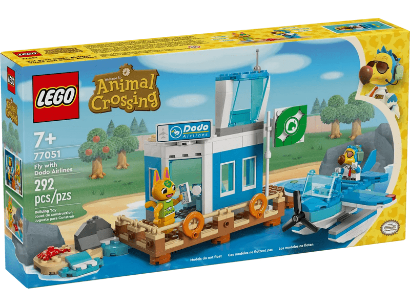 LEGO® Animal Crossing™ Letite na brodu Dodo Airlinesa (77051)