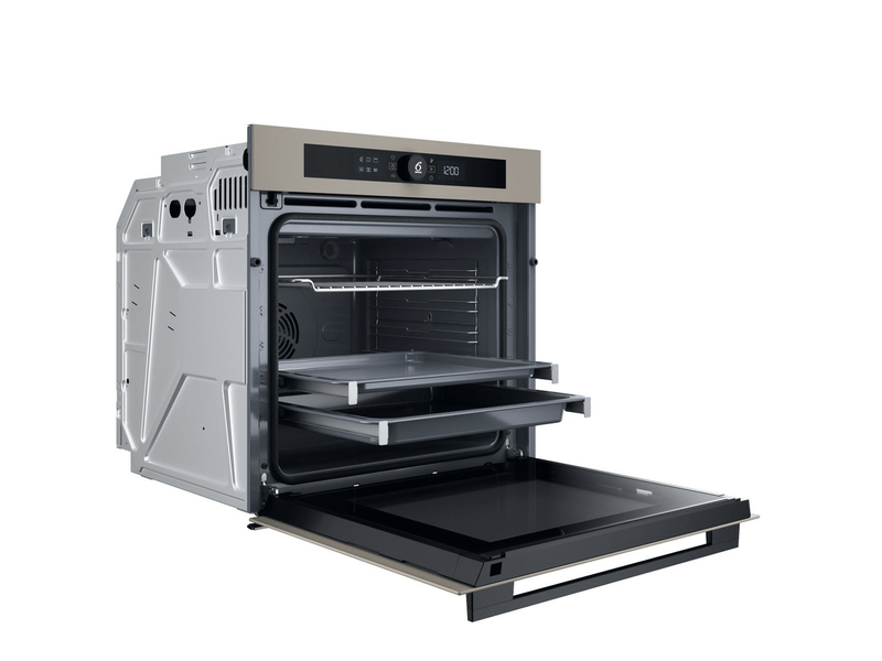 Whirlpool WOI5S8PM2SEA Beépíthető sütő + Whirlpool WMD54MBG Beépíthető mikrohullámú sütő, szatén