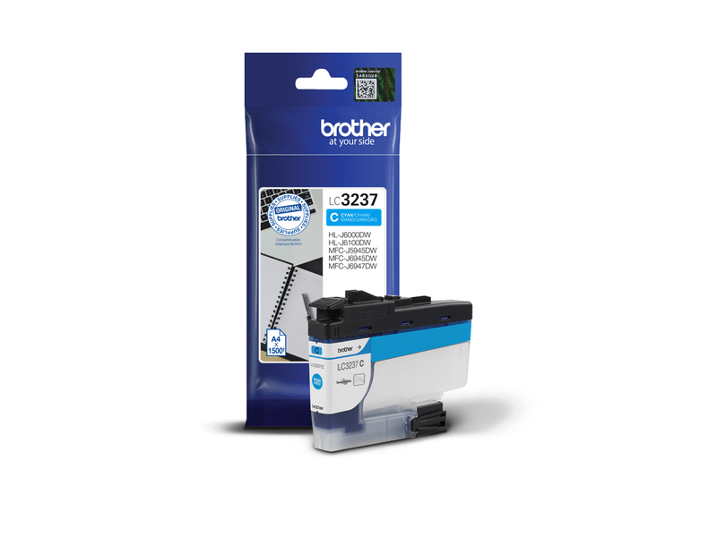 Brother LC3237C Tintapatron, cián (LC3237C)