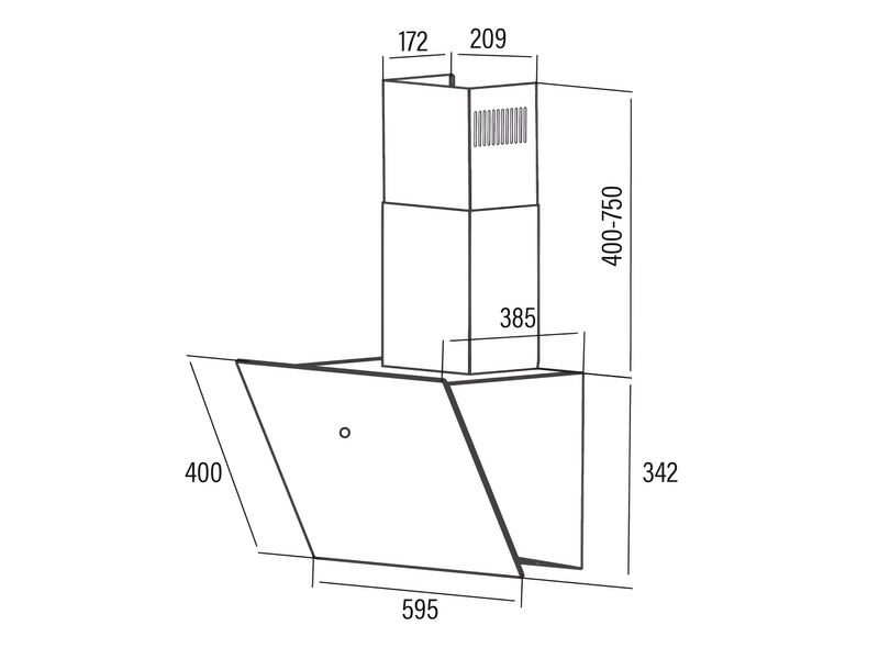 Cata Lena 600 XGWH Páraelszívó motor nélkül + SEM1 T850 Külső motor