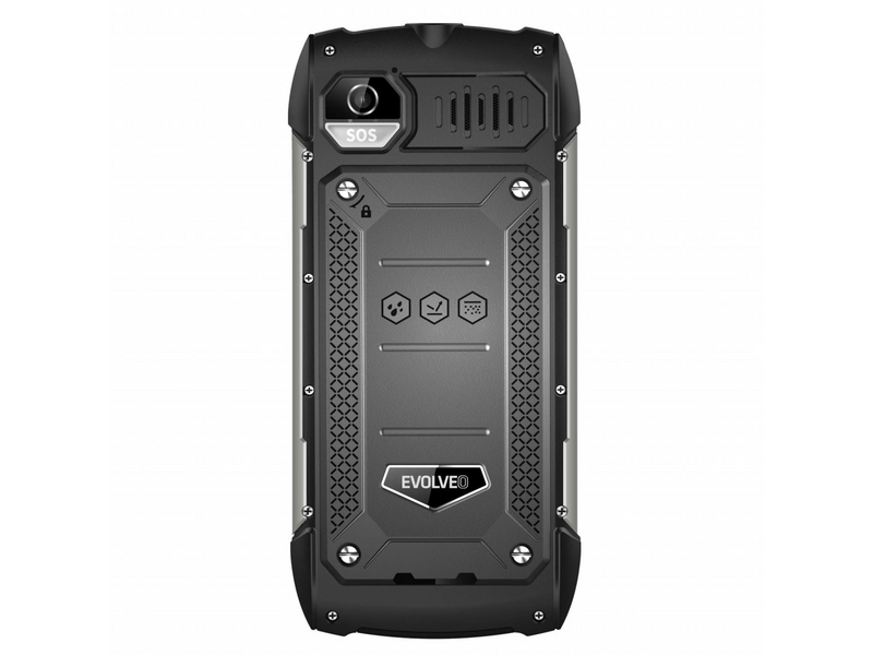 Evolveo StrongPhone H1 Mobiltelefon, fekete-ezüst (SGM SGP-H1-BS)