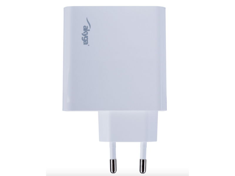 AKYGA Töltő AK-CH-15 USB-A + USB-C PD 5-20V / max. 3.25A 65W Quick Charge 3.0