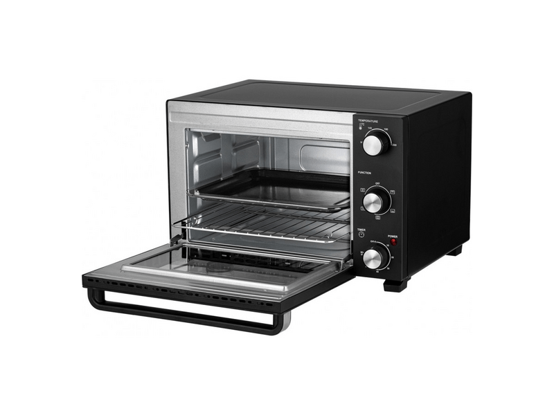 MPM MPE-16/T Elektromos minisütő, fekete