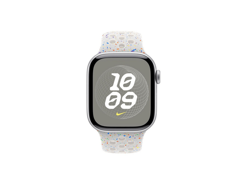 Apple Watch 42 mm-es platinaszín Nike sportszíj, M/L (MYJN3ZM/A)