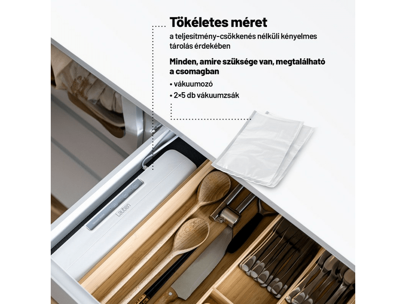 Lauben 10WT Vákuumfóliázó, fehér