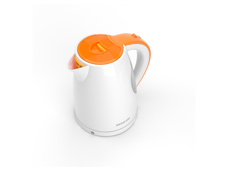 Vízforraló, 2200W, 1.5L, fehér/narancs