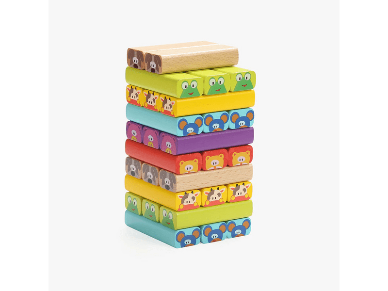 Topbright 120314 Állatos jenga torony