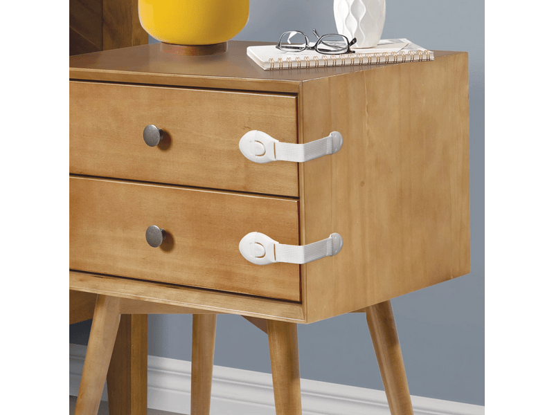 Family 57339 Biztonsági gyerekzár ajtóra - 21 cm - öntapadós - fehér - 2 db / csomag